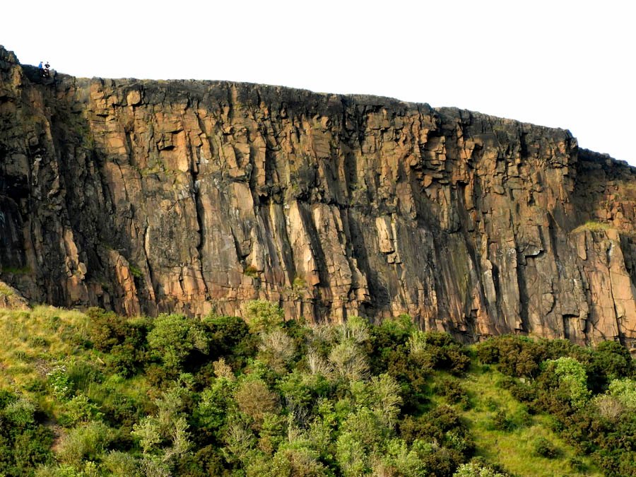 Salisbury Crags, falesia di basalto